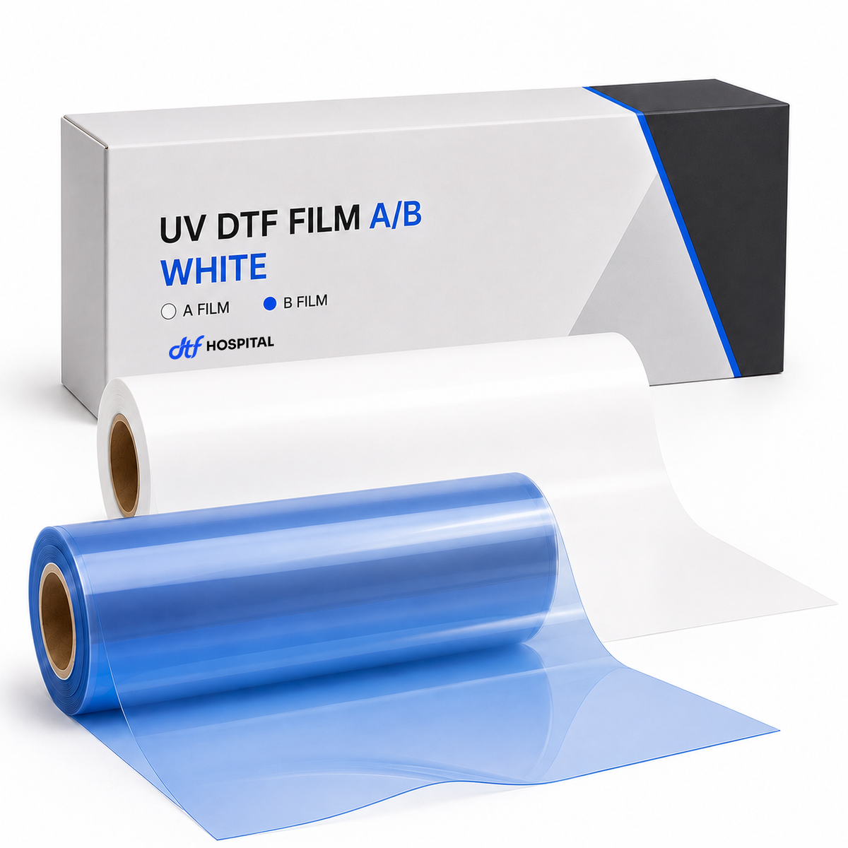 24" UV DTF Film A/B - White